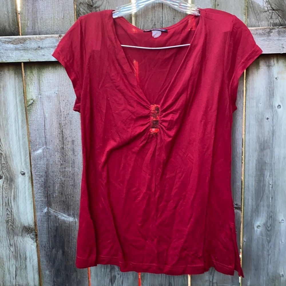 Self esteem red tee sz. M